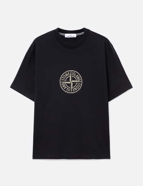 Organic Cotton Jersey T-Shirt With 'Vertical Placement' Print view 19