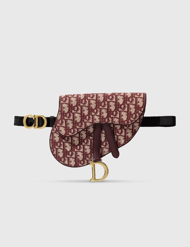DIOR Christian Dior 2019 Pre-Owned Saddle Belt Bag - Red for Women