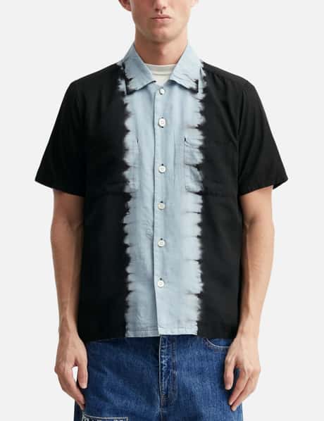 Hand Dye Open Collar Ss Shirt view 10