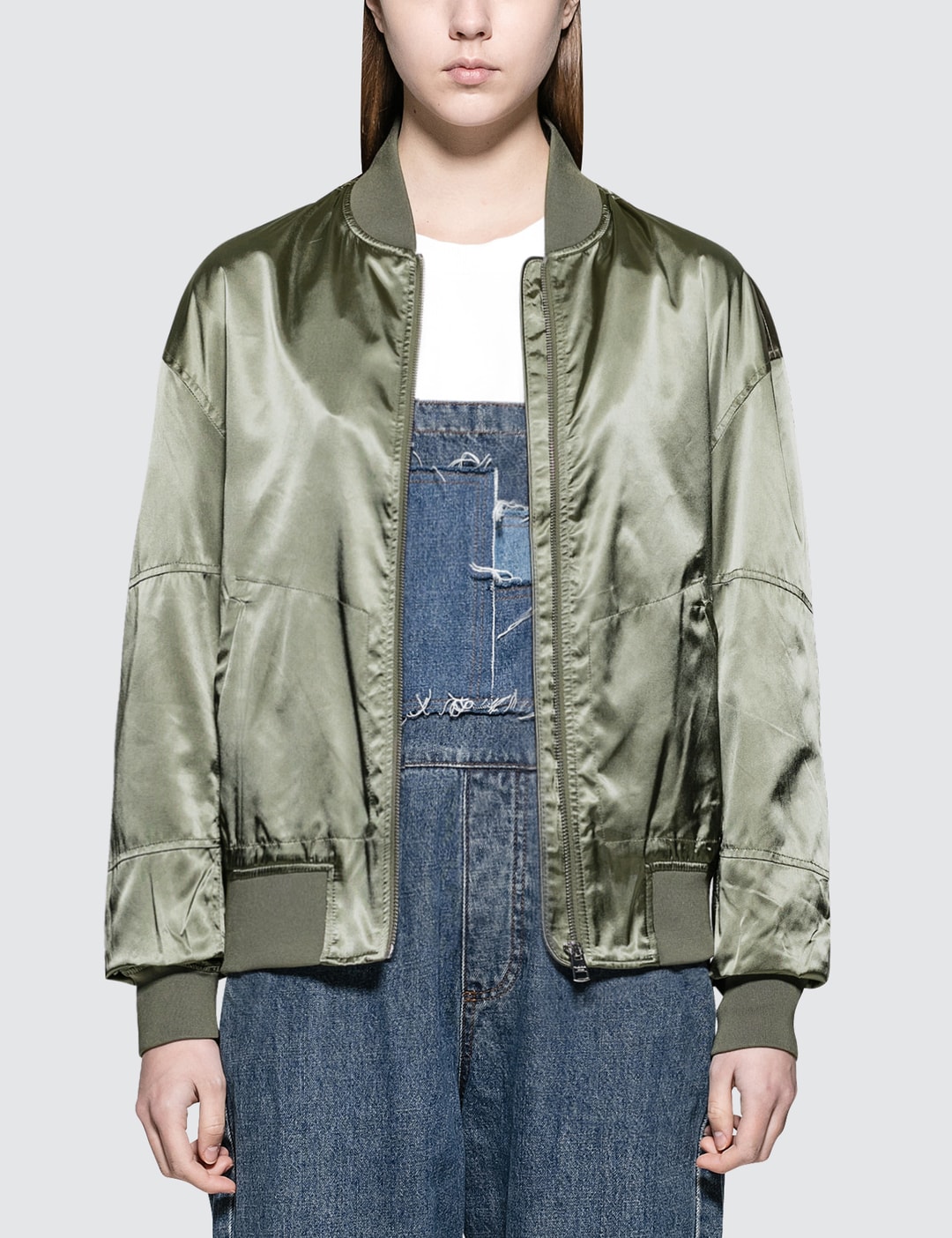 Dakloos Vroeg Verliefd Calvin Klein Jeans - Ona Sateen Bomber Jacket | HBX - Globally Curated  Fashion and Lifestyle by Hypebeast