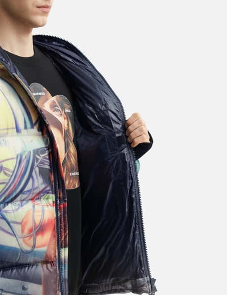 UC2E4203 Allover Print Zip Front & Back Down Jacket view 18