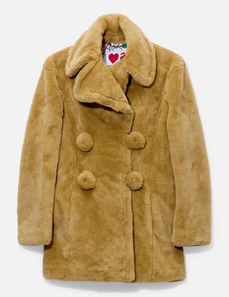 House of fluff House of Fluff BIOFUR™ 'Vintage' Peacoat