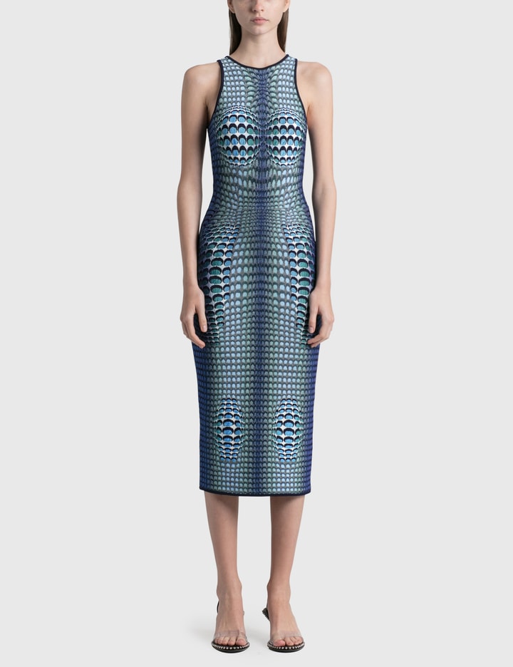Moonfish Skin Jacquard Knit Tube Dress Placeholder Image