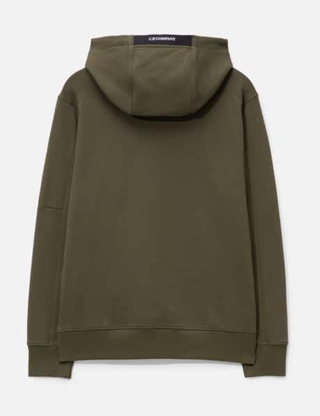 Diagonal Raised Fleece Hooded Lens Sweatshirt view 8