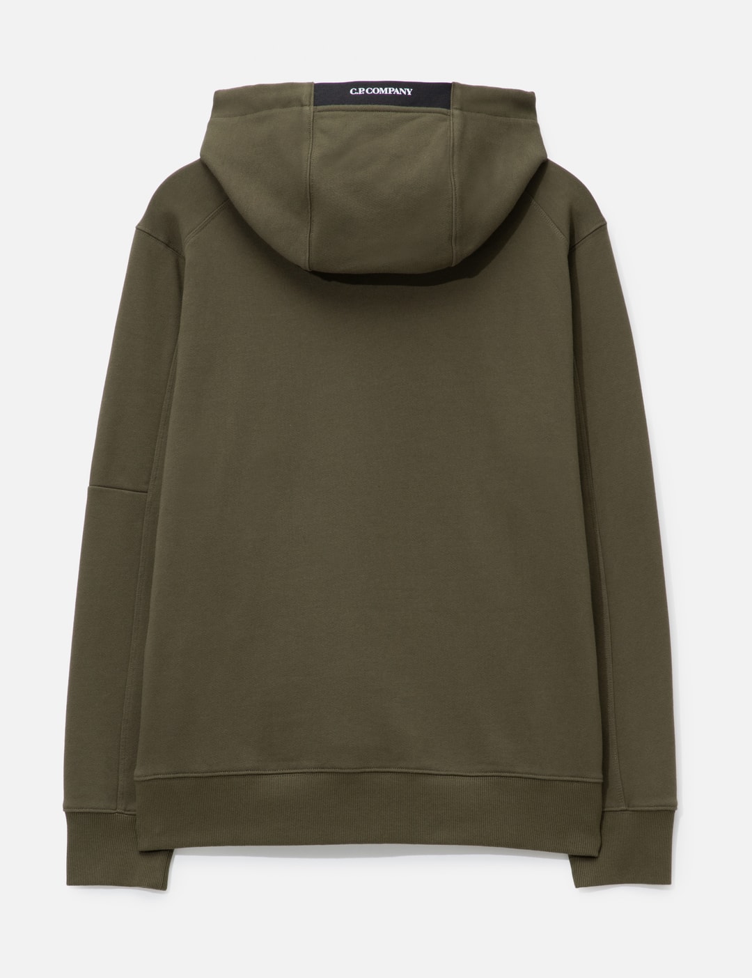 Diagonal Raised Fleece Hooded Lens Sweatshirt view 9