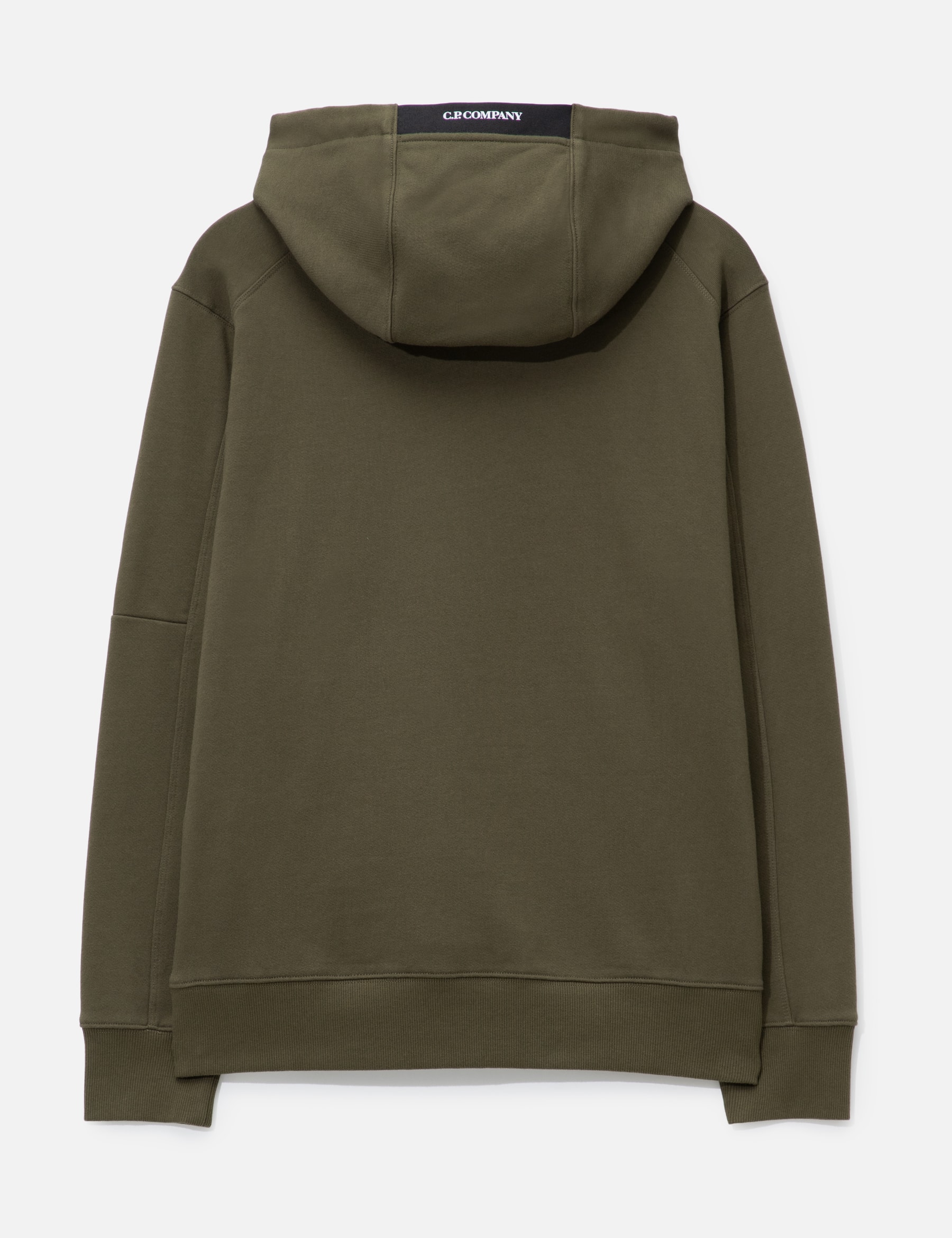 Diagonal Raised Fleece Hooded Lens Sweatshirt view 17