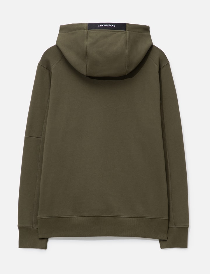 C.P. Company Diagonal Raised Fleece Hooded Lens Sweatshirt
