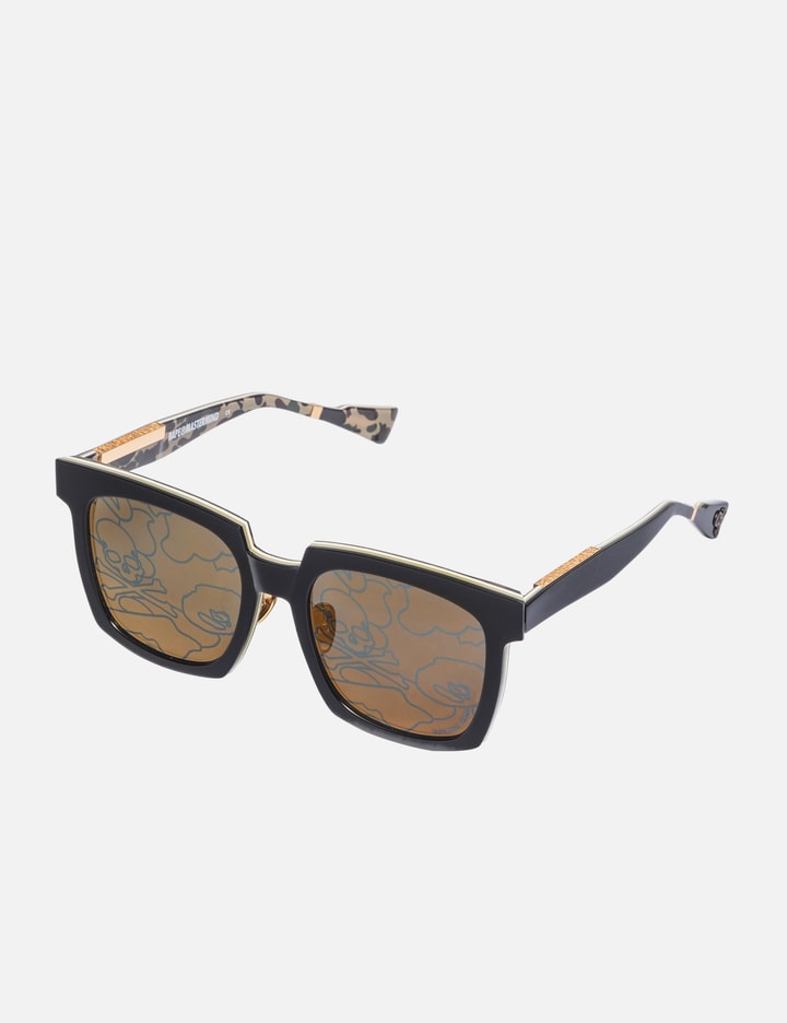 Shop Bape X Mastermind Japan Sunglass Bmj001 In Black