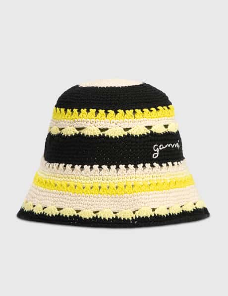 Ganni Crochet Bucket Hat