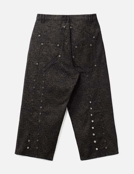 "Bruce" Leopard Baggy Denims view 8