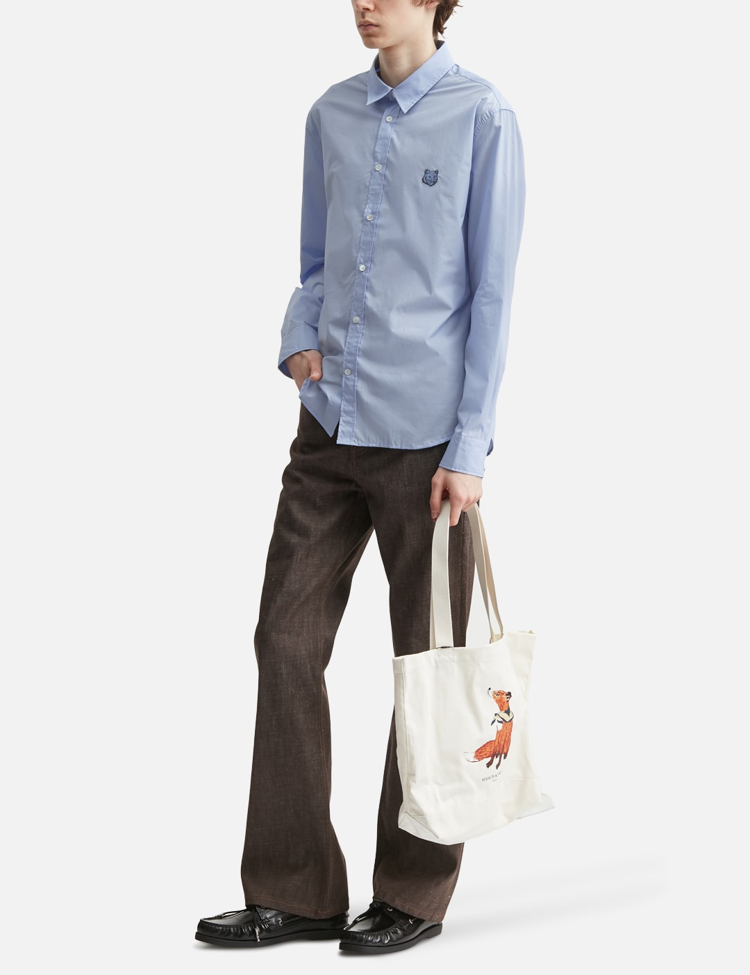 Tonal Fox Head Casual Shirt view 20