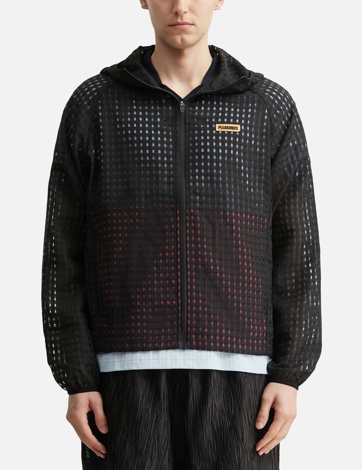 Pleasures System Plaid Hooded Jacket