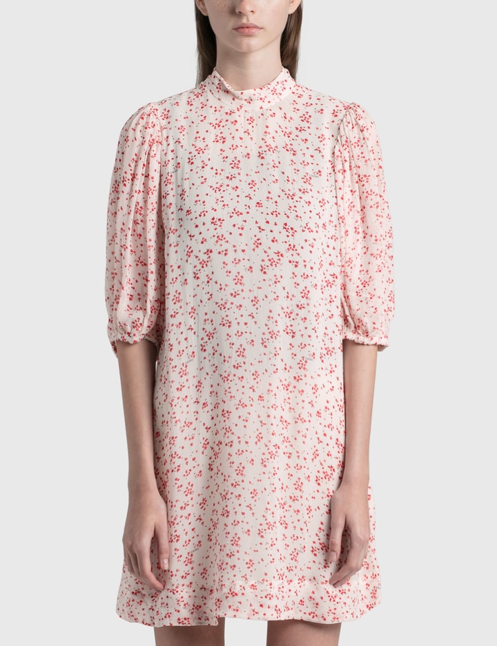 Ganni - Printed Georgette Mini Dress | HBX Ganni - Printed Georgette Mini Dress | HBX