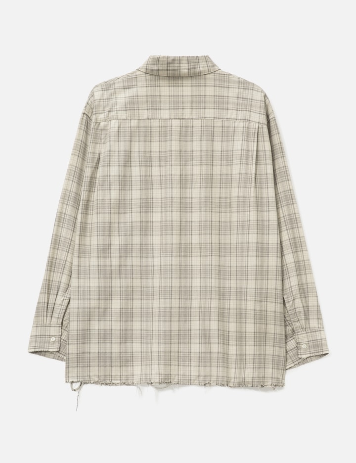 ANCELLM Aging Rayon Check Shirt