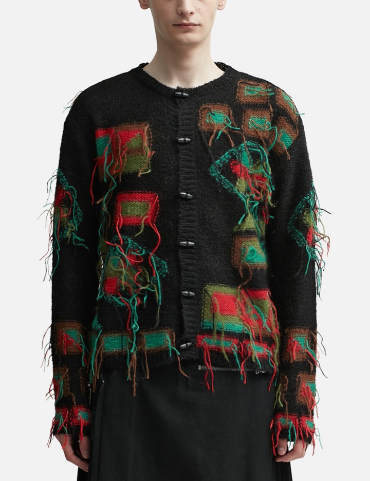 VILLAGE INTARSIA CARDIGAN Placeholder Image