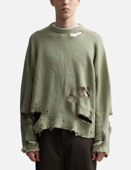 ANCELLM - DAMAGE KNIT | HBX - Globally Curated Fashion and  