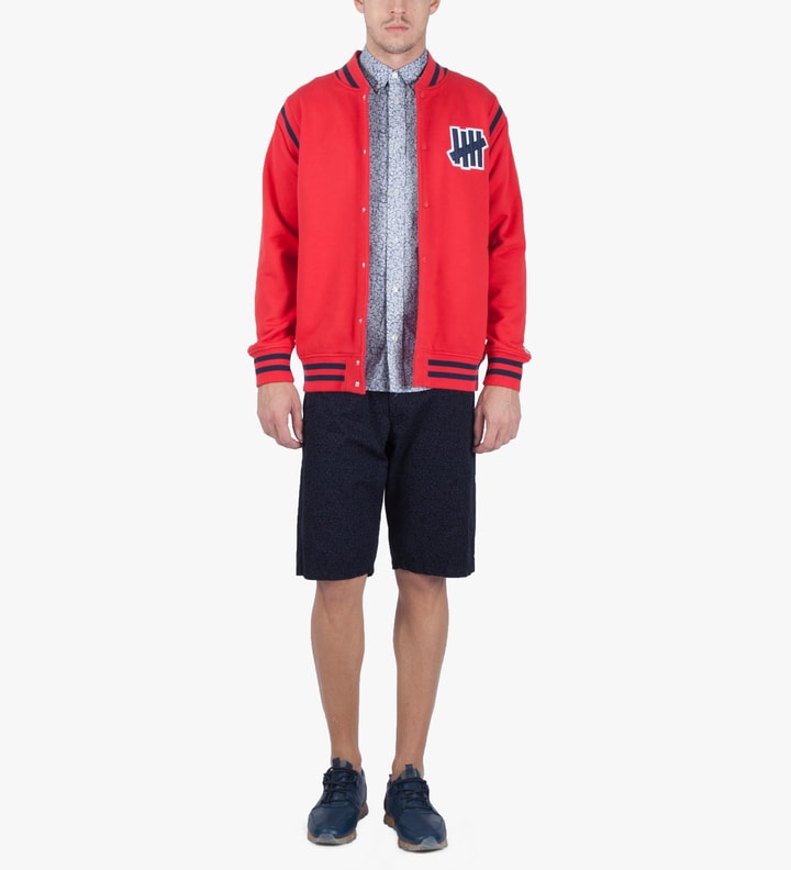 Metro Blue Flora Allover Print S/S Langley Shirt Placeholder Image