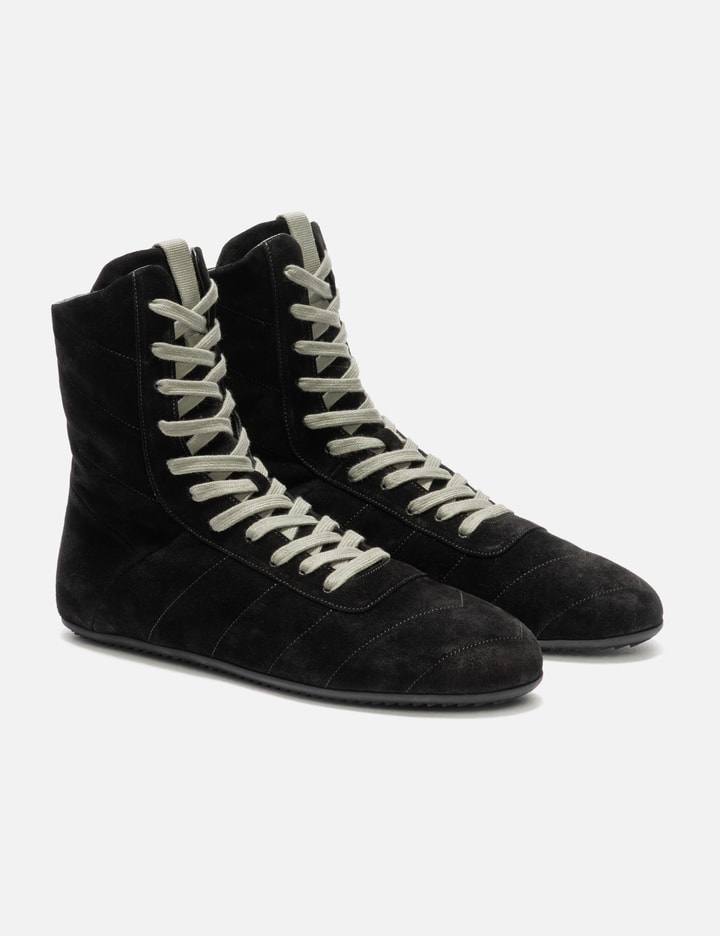 Rick Owens Quilted Minimal High Sneaks