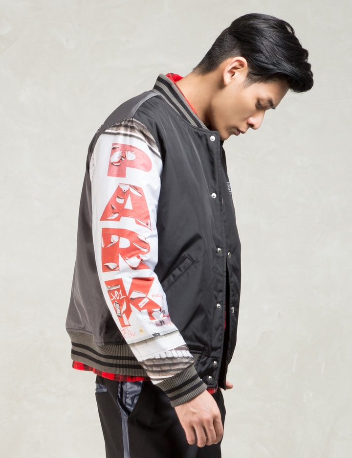 Black/grey Varsity Jacket Placeholder Image