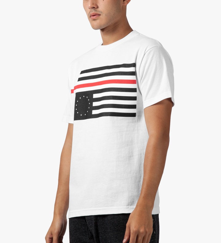 White Rebel Red Flag T-Shirt Placeholder Image