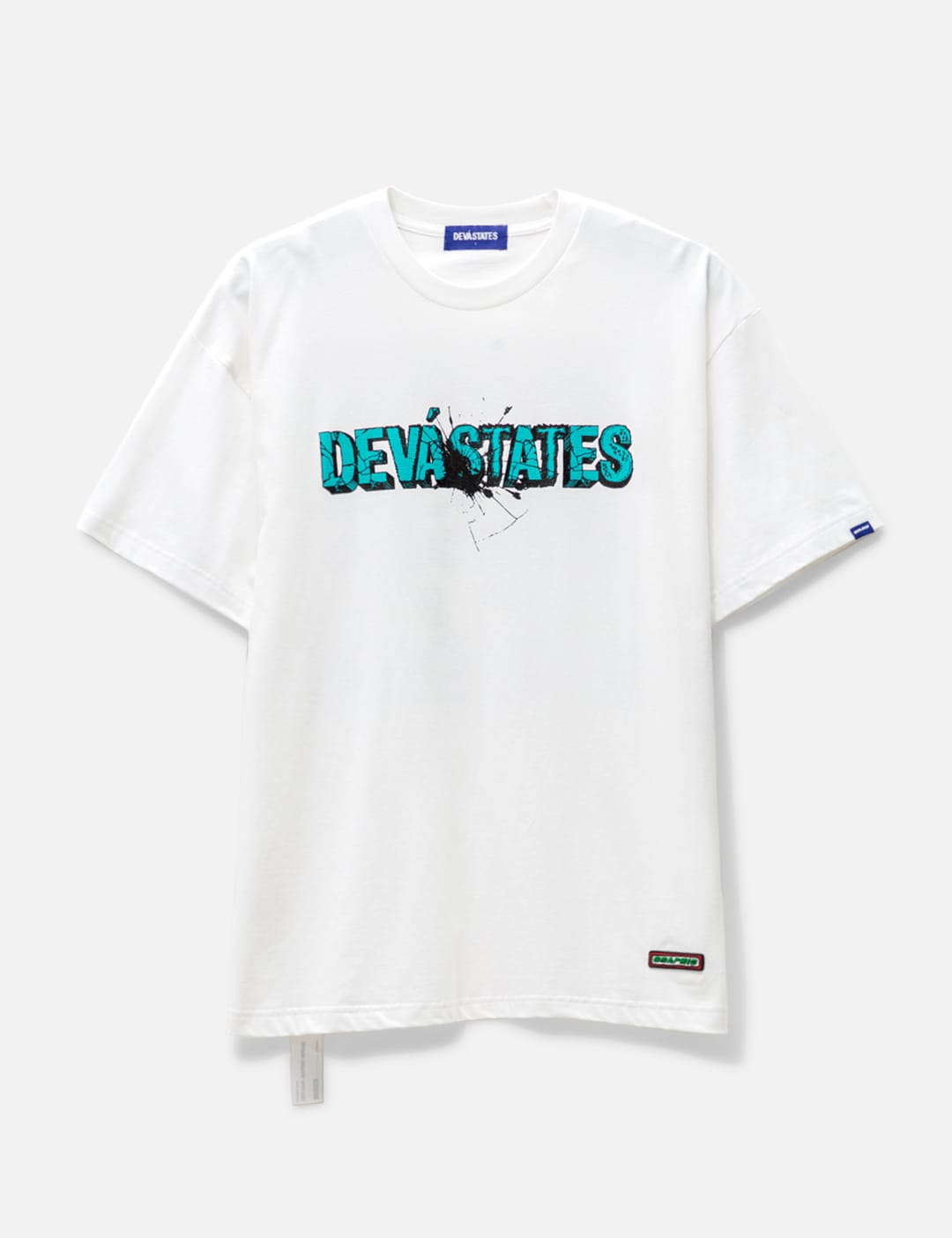 DEVAE STATES Cracked Logo T-shirt