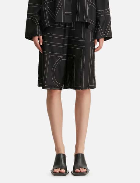 Monogram Silk PJ Culottes view 10