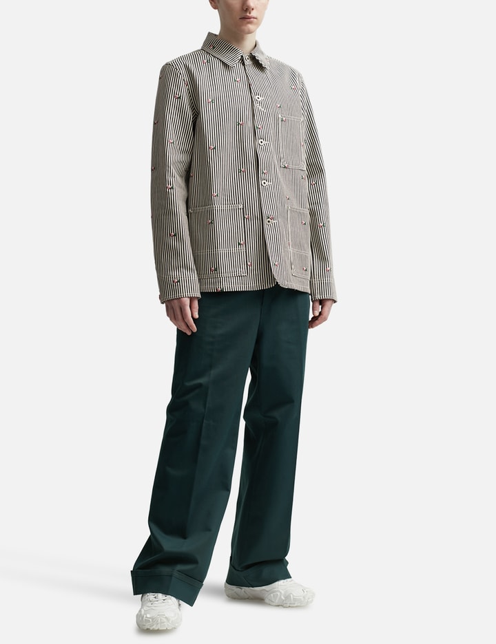 RINSE STRIPED WORKWEAR DENIM JACKET Placeholder Image