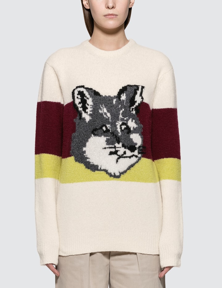 Color-block Fox Head Pullover Placeholder Image