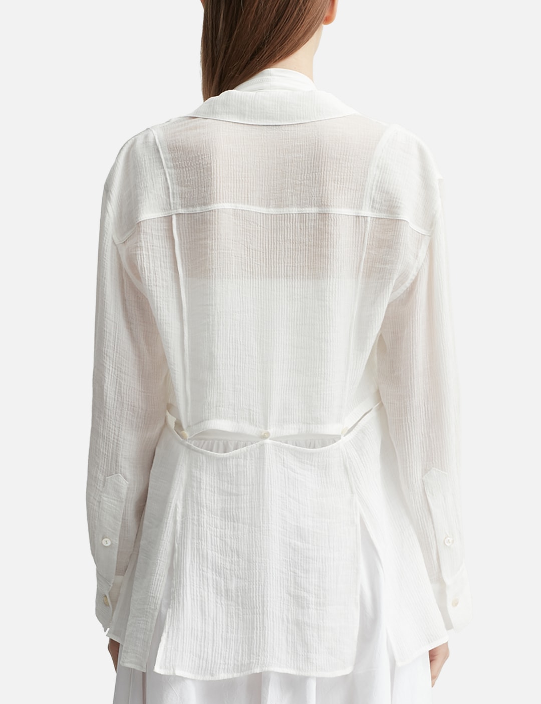Multi-Way Apron Long Shirts view 14