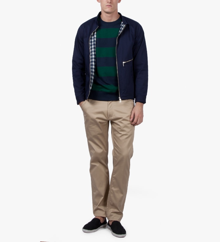 Dark Navy Rugby Stripe Sweater Placeholder Image