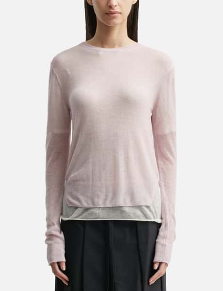 anggae Layered Two Tone Sweatshirt