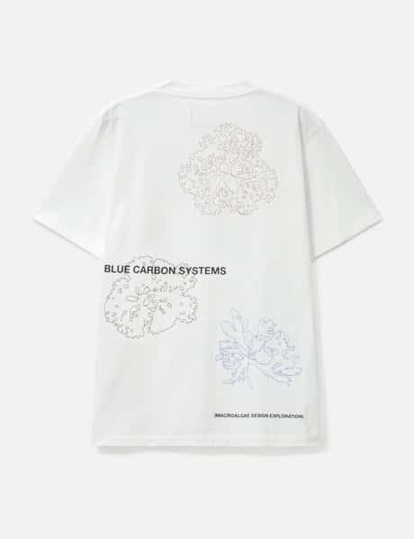 Blue Carbon System Embroidered T-Shirt view 8