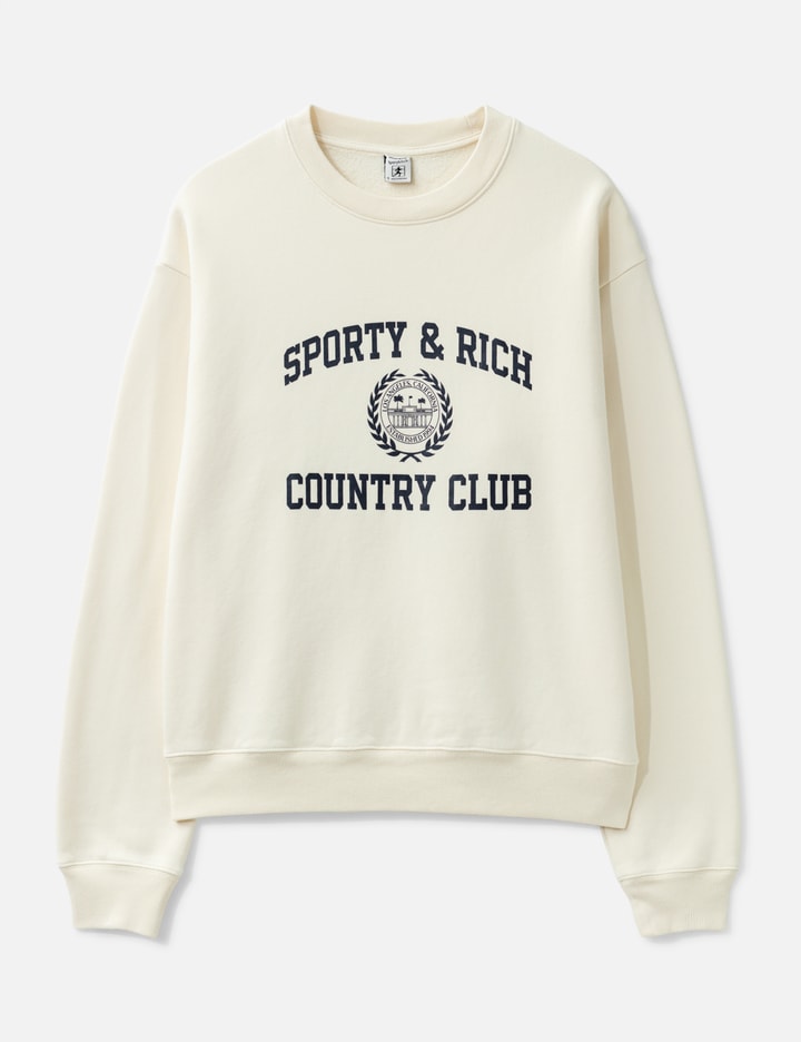 Sporty & Rich Varsity Crest Crewneck