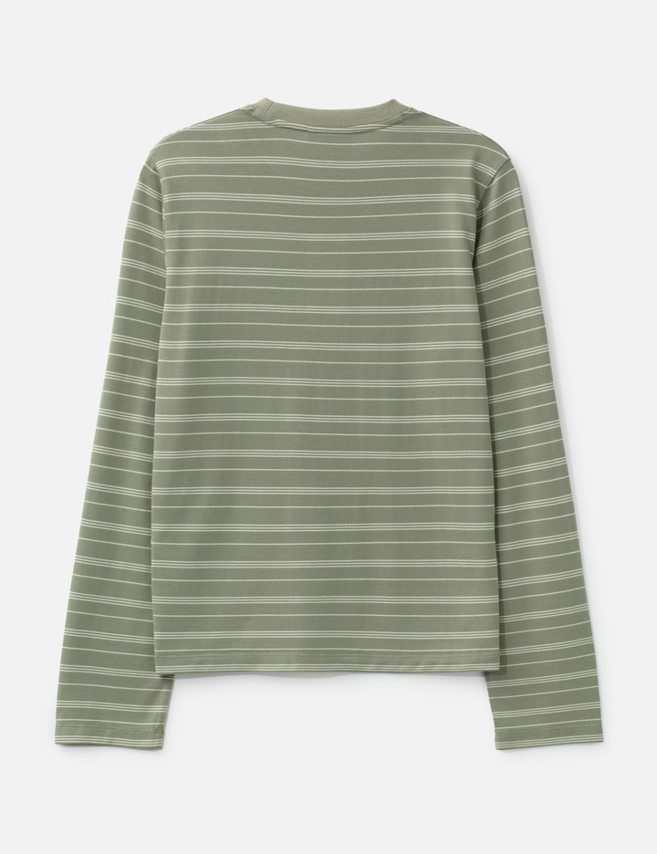 Maison Kitsuné Striped Long Sleeve Regular T-Shirt