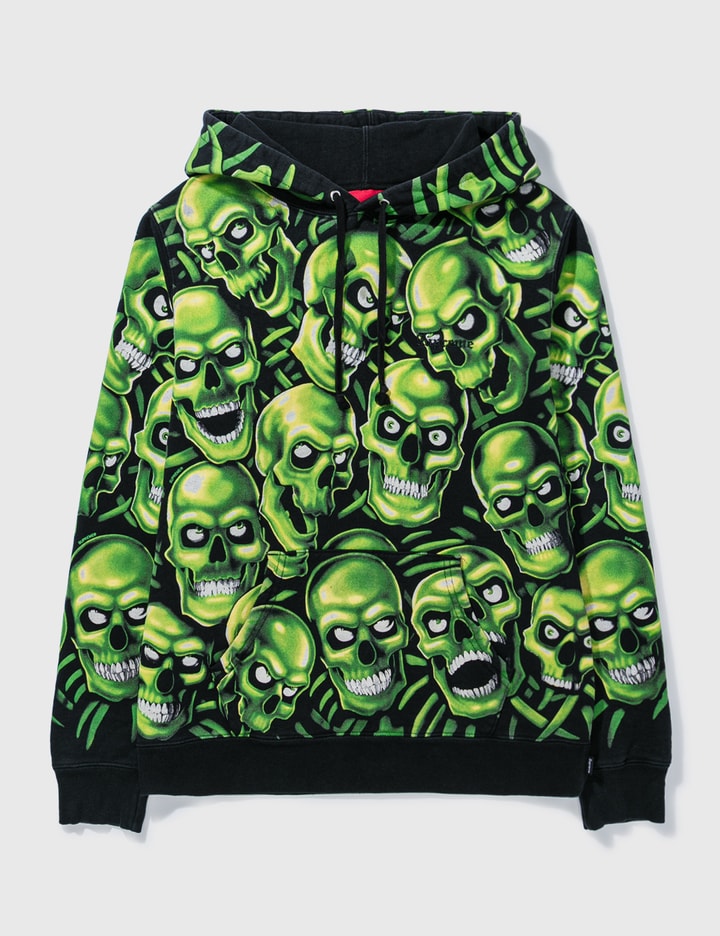 Supreme Skull Pile Hooded Sweatshirt In Black ModeSens
