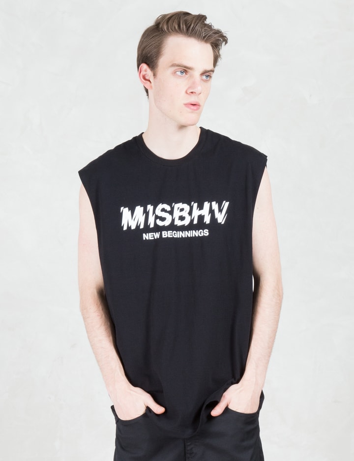 Blurred Text And Patches Tank Top Placeholder Image