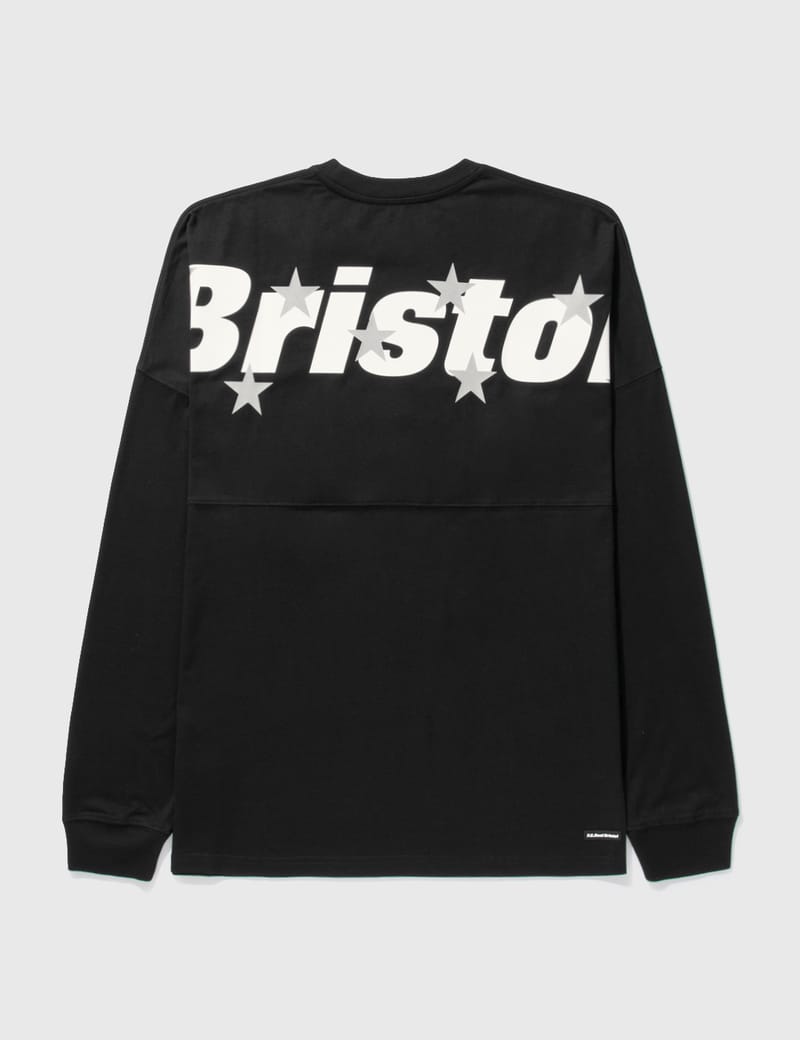 F.C.Real Bristol BIG LOGO BAGGY SHIRT F.C. Real Bristol - Long Sleeve Star Big Logo Team Baggy T-shirt | HBX