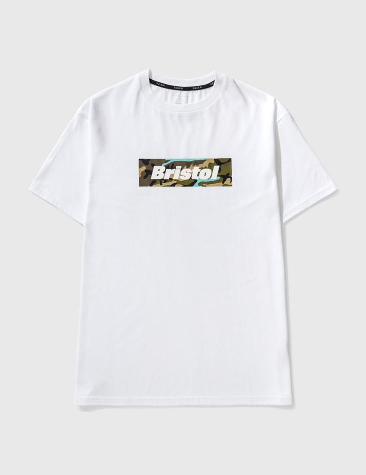 F.C. Real Bristol - カモフラージュ ボックス ロゴ Tシャツ | HBX