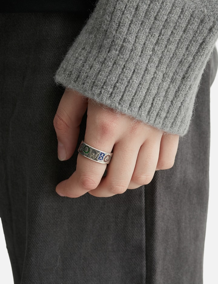 Twojeys City Cowboys Stone Ring In Multi
