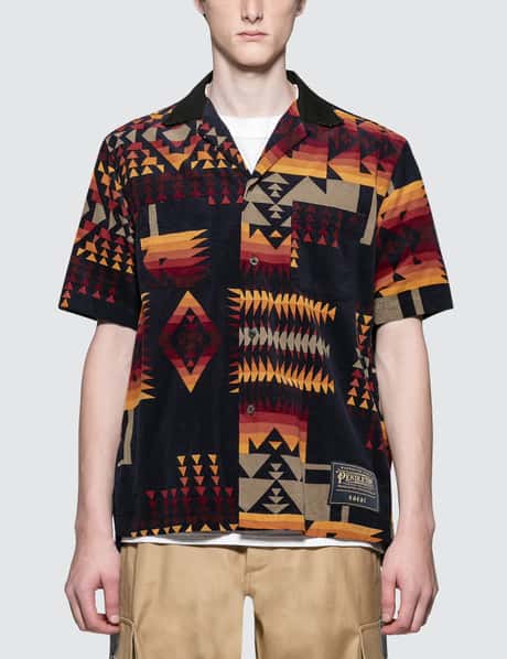 Sacai - Pendleton Print Shirt | HBX - Globally Curated Fashion and 