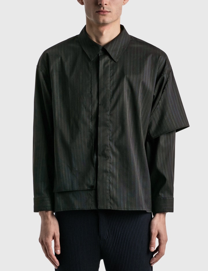 Silk Stripe Trench Shirt Placeholder Image