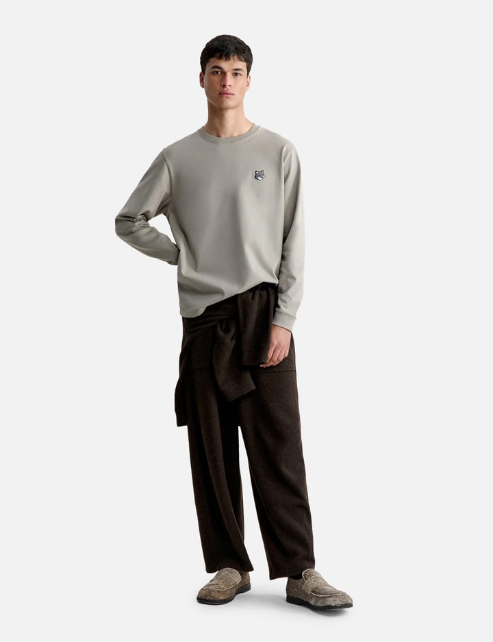 Maison Kitsuné Fox Head Comfort Long Sleeve Tee-Shirt