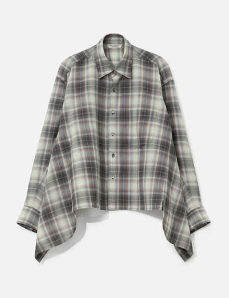 Double-End Fresco Flannel Check Shirt view 14