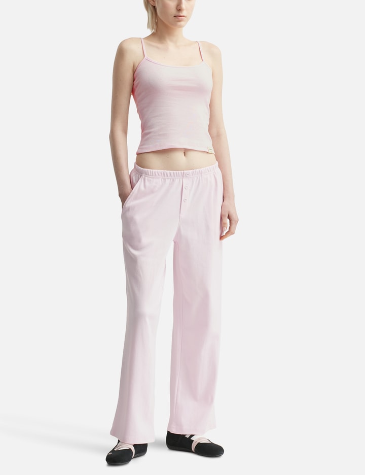 Glowny G Button Fly Pants In Pink