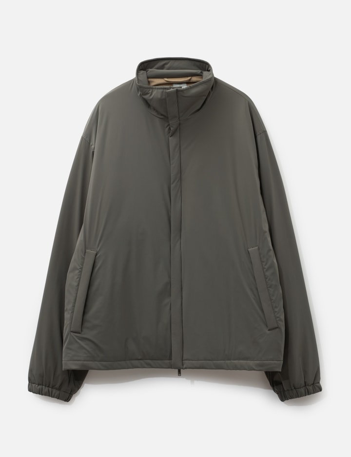 YOKE Super Stretch Recycle Nylon Taffeta Puffer Stand Blouson