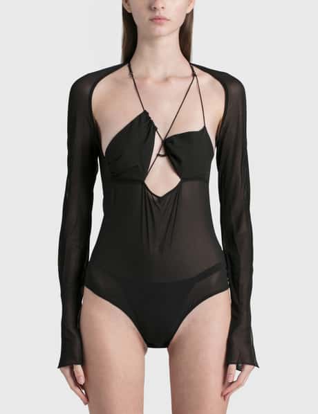 Bye bra long sleeve bodysuit