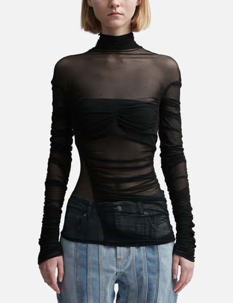 Mugler Mesh Top
