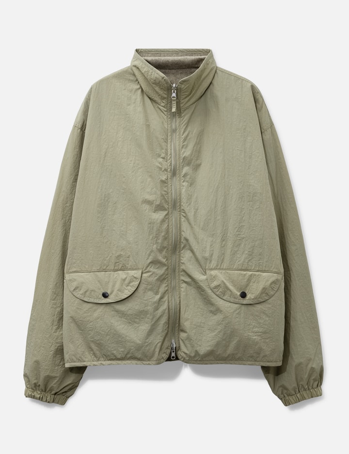 YOKE Wool Cashmere Fleece Reversible Blouson