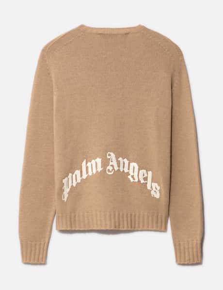 Palm Angels Curved Logo Sweater HBX