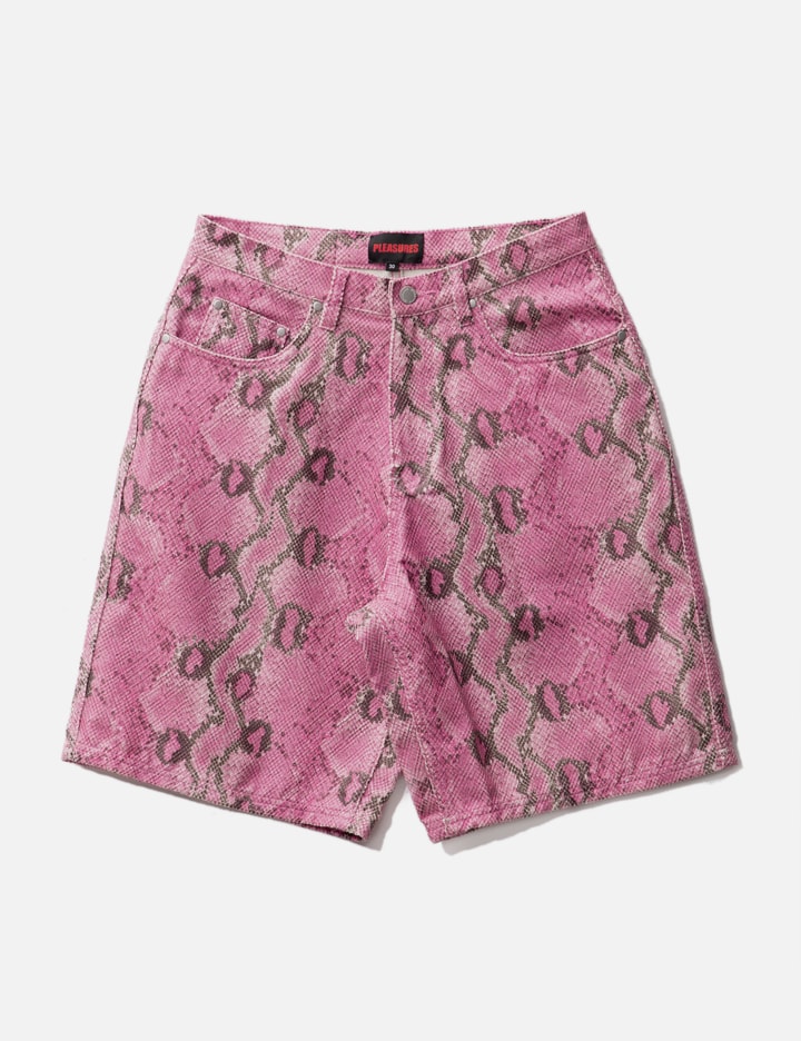 Pleasures Rattle Shorts In Pink